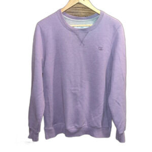 Champion Eco Crewneck Sweater Purple Pullover Athletic Casual Everyday women's L